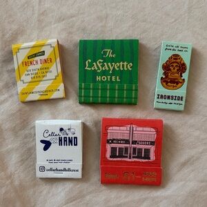 Set of 5 San Diego Matchbook set